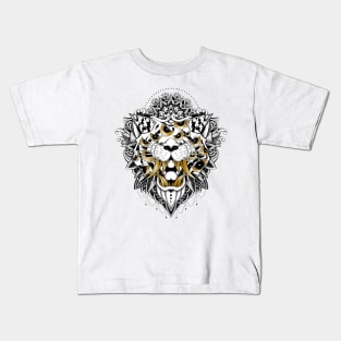 Gold Eye Tiger Kids T-Shirt